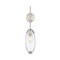 Z-Lite Arden Wall Sconce, 1-Light, 4.5 In.W x 7 In.L x 21.5 In.H, Brushed Nickel/Clear 651S-BN - alternate 2
